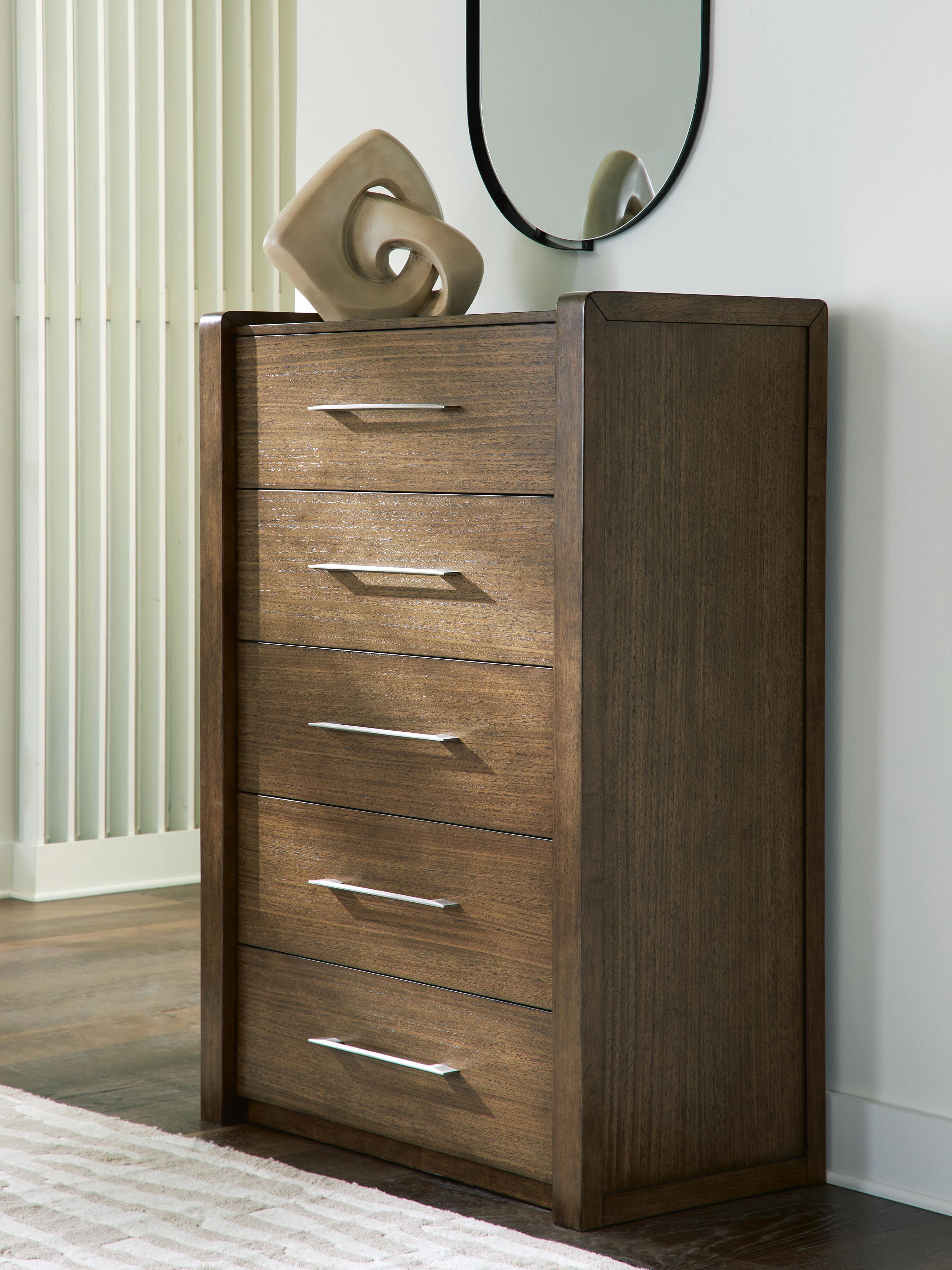 Hoover Furniture Outlet - Ashley Furniture - Marxmore Chest of Drawers - Five Drawer Chest - B863-46