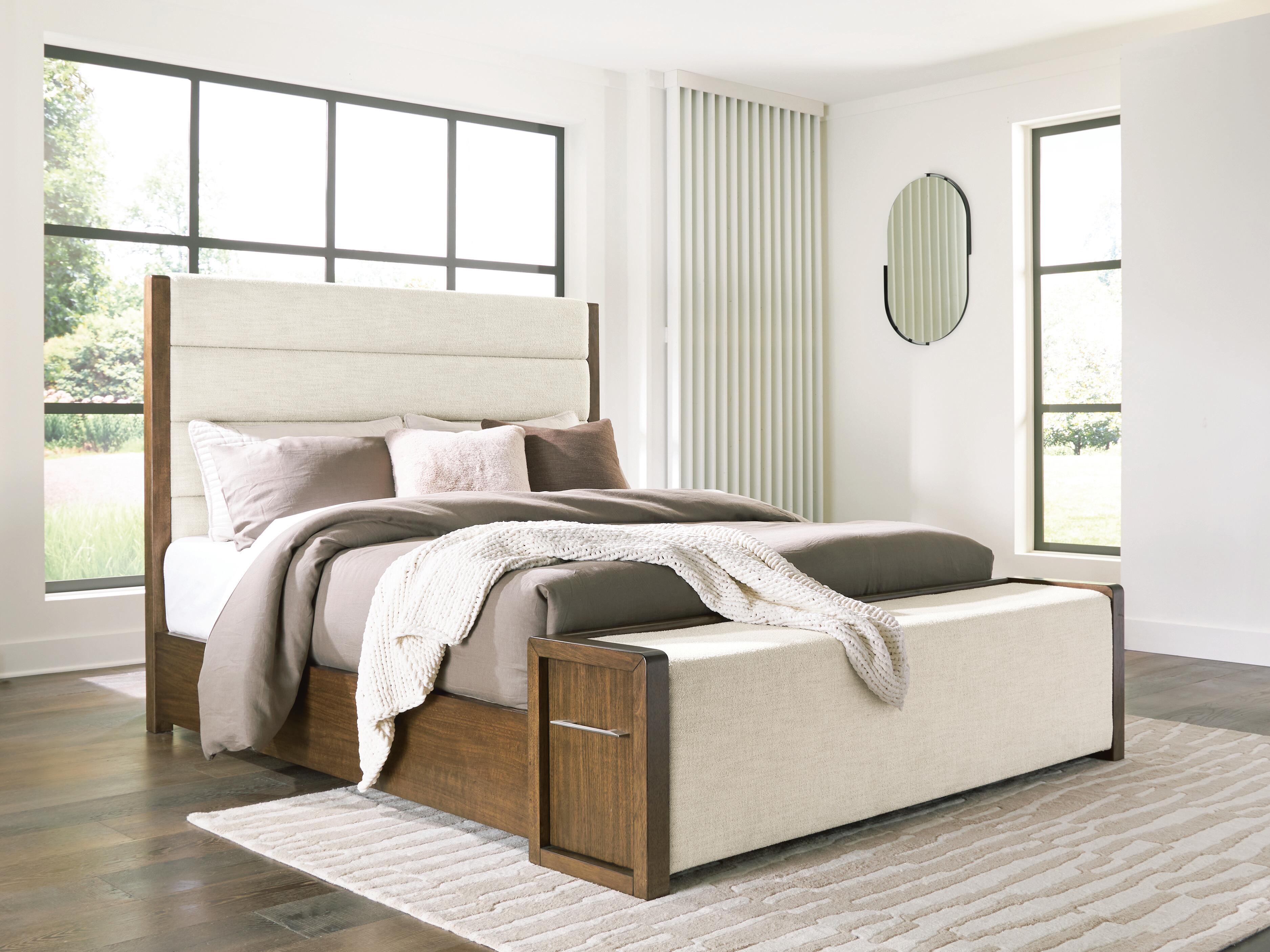 Hoover Furniture Outlet - Ashley Furniture - Marxmore California King Upholstered Storage Bed - California King Upholstered Storage Bed - B863B5