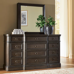 Hoover Furniture Outlet - Ashley Furniture - Wickenger Dresser and Mirror - Dresser and Mirror - PCB889B1