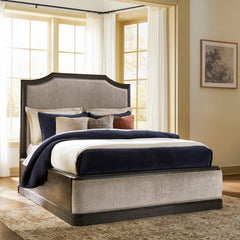 Hoover Furniture Outlet - Ashley Furniture - Wickenger Queen Upholstered Panel Bed - Queen Upholstered Panel Bed - PCB889B2