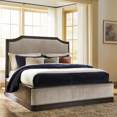 Hoover Furniture Outlet - Ashley Furniture - Wickenger King Upholstered Panel Bed - King Upholstered Panel Bed - PCB889B8