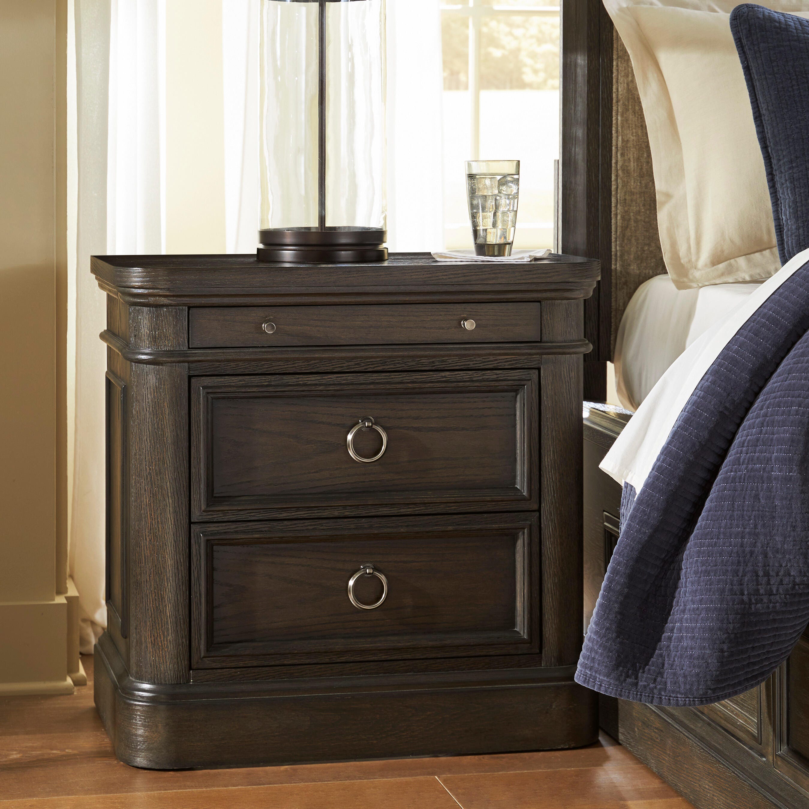 Hoover Furniture Outlet - Ashley Furniture - Wickenger Nightstand - Two Drawer Night Stand - PCB889-92