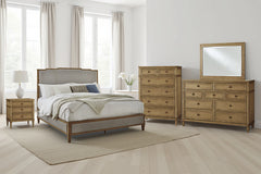 Hoover Furniture Outlet - Ashley Furniture - Sharlance Queen Upholstered Panel Bed - Queen Upholstered Panel Bed - B895B2