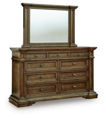 Frantanna Queen Panel Storage Bed, Dresser and Mirror