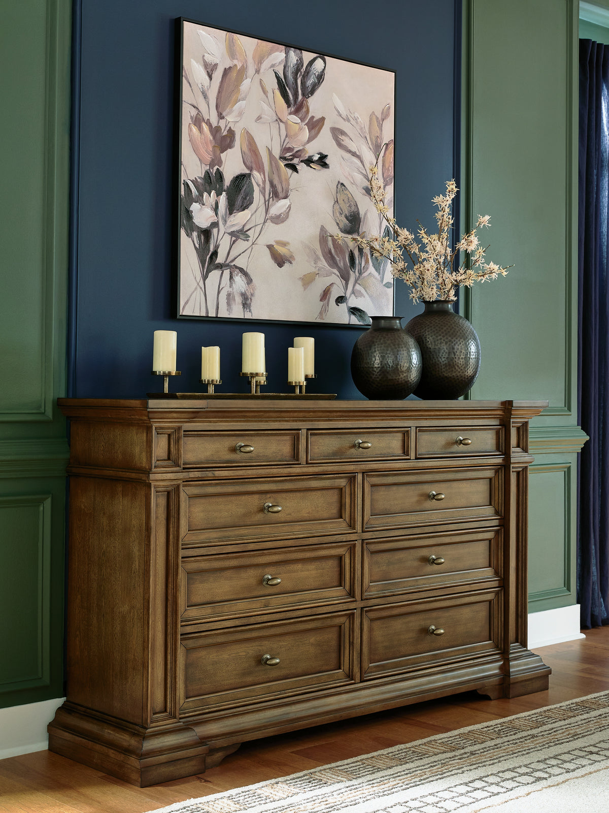 Hoover Furniture Outlet - Ashley Furniture - Frantanna Dresser - Dresser - PCB949-31