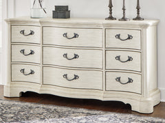 Hoover Furniture Outlet - Ashley Furniture - Arlendyne Dresser - Dresser / Antique White - B980-31