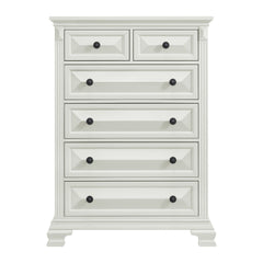 Bridgestone 6-Drawer Chest in Antique White