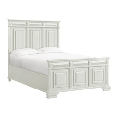 Bridgestone Queen Panel 4PC Bedroom Set in Antique White