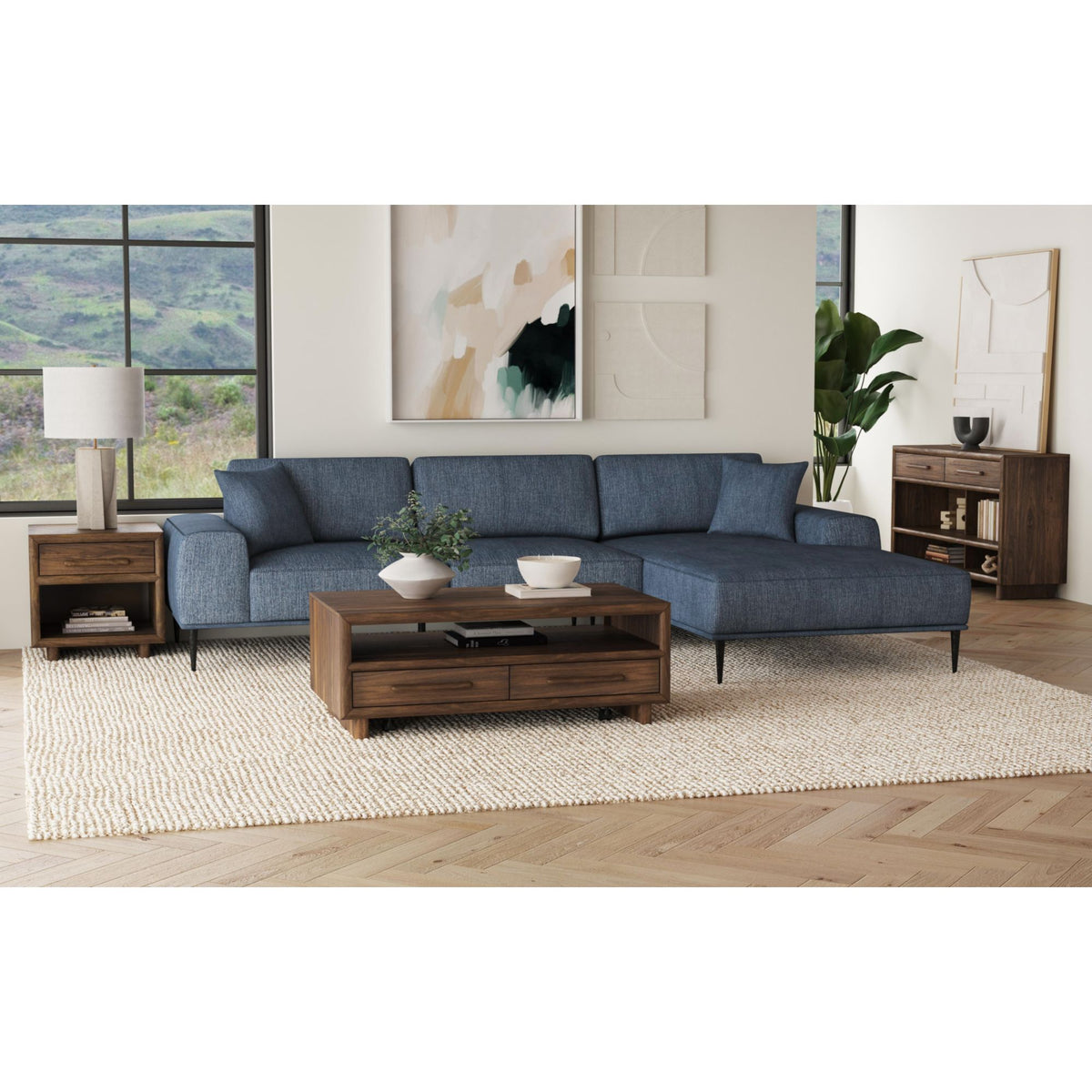 Brisbane Console Table in Brown – SKU T-16760-5-ST | Elements