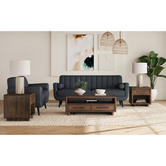 Brisbane End Table in Brown