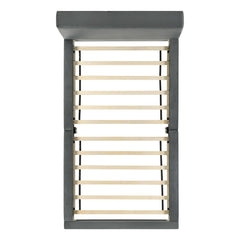 Brookhaven Twin UPH Bed in Grey Velvet
