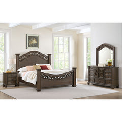 Brunswick Dresser and Mirror Set in Mahogany