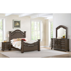Brunswick Queen Panel Bed in Mahogany