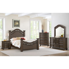 Brunswick 5-Drawer Chest in Mahogany – SKU B-13070-5-CH | Elements