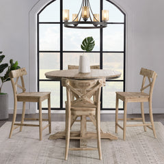 (D680-22) Callista- 24'' Counter Stool- Beach/Natural – SKU LCL100CST | Elements