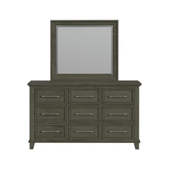 Canterbury Dresser and Mirror Set in Grey