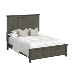 Canterbury Queen Panel Bed in Grey