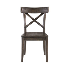 (D210-43C) Coronado- Side Chair (2/Ctn)- Chocolate