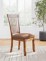 Hoover Furniture Outlet - Ashley Furniture - Berringer Dining Chair (Set of 2) - Dining Chair (Set of 2) / Rustic Brown - D199-01X2