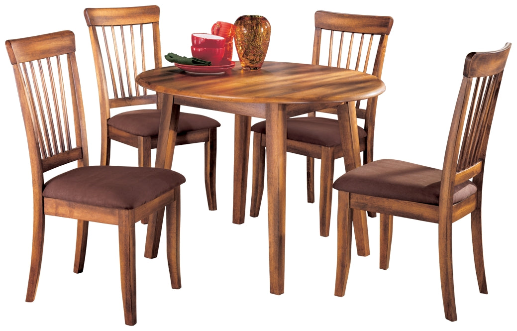 Hoover Furniture Outlet - Ashley Furniture - Berringer Dining Table and 4 Chairs - Dining Table and 4 Chairs - D199D13
