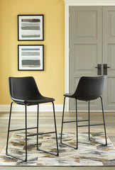 Hoover Furniture Outlet - Ashley Furniture - Centiar Pub Height Bar Stool (Set of 2) - Pub Height Bar Stool (Set of 2) - D372-630X2