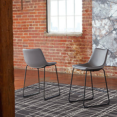 Hoover Furniture Outlet - Ashley Furniture - Centiar Counter Height Bar Stool (Set of 2) - Counter Height Bar Stool (Set of 2) - D372-824X2