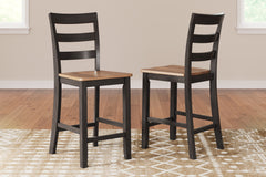 Hoover Furniture Outlet - Ashley Furniture - Gesthaven Counter Height Barstool (Set of 2) - Counter Height Barstool (Set of 2) - D396-124X2