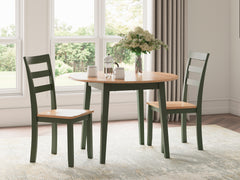 Hoover Furniture Outlet - Ashley Furniture - Gesthaven Dining Table and 2 Chairs - Dining Table and 2 Chairs - D401D4