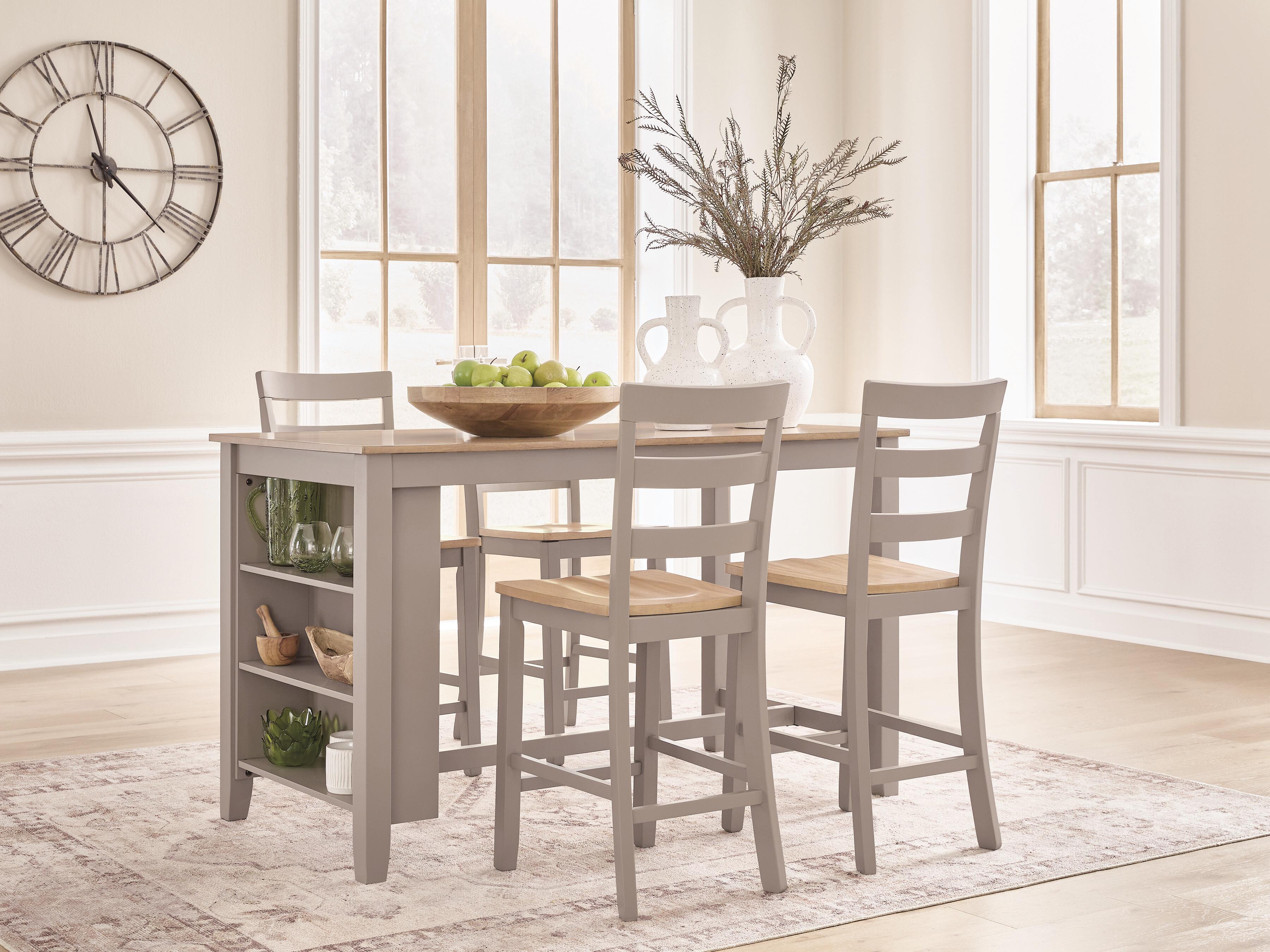 Hoover Furniture Outlet - Ashley Furniture - Harperfeld Dining Table and 4 - Dining Table and 4 - PCD403D2