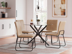Hoover Furniture Outlet - Ashley Furniture - Pharwynn Dining Table and 4 Chairs - Dining Table and 4 Chairs - D446D2