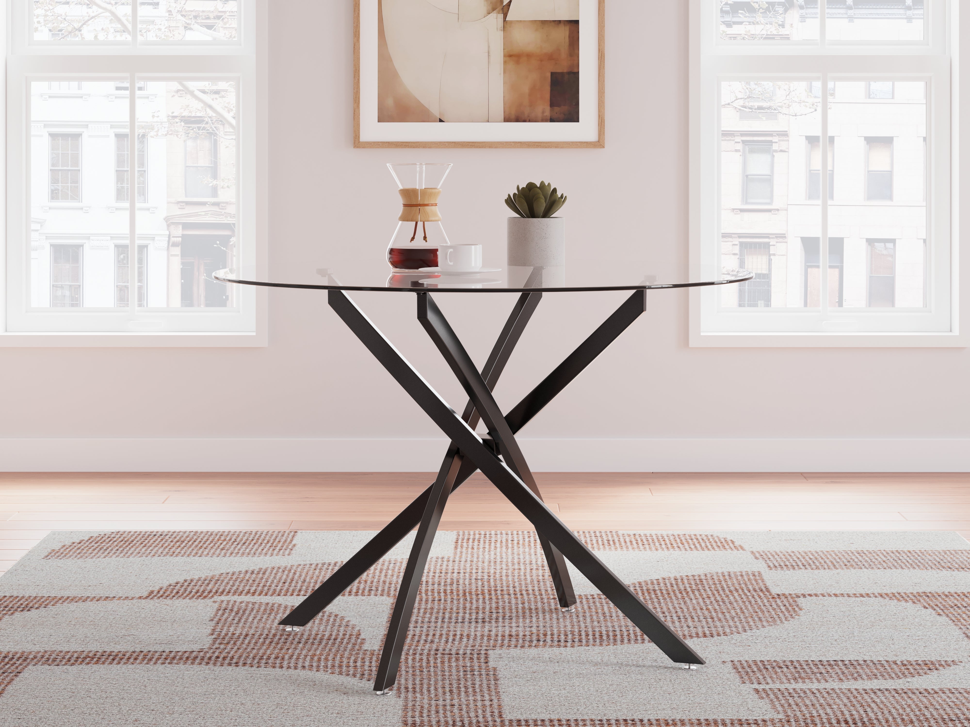 Hoover Furniture Outlet - Ashley Furniture - Pharwynn Dining Table - Round Dining Room Table - D446-15
