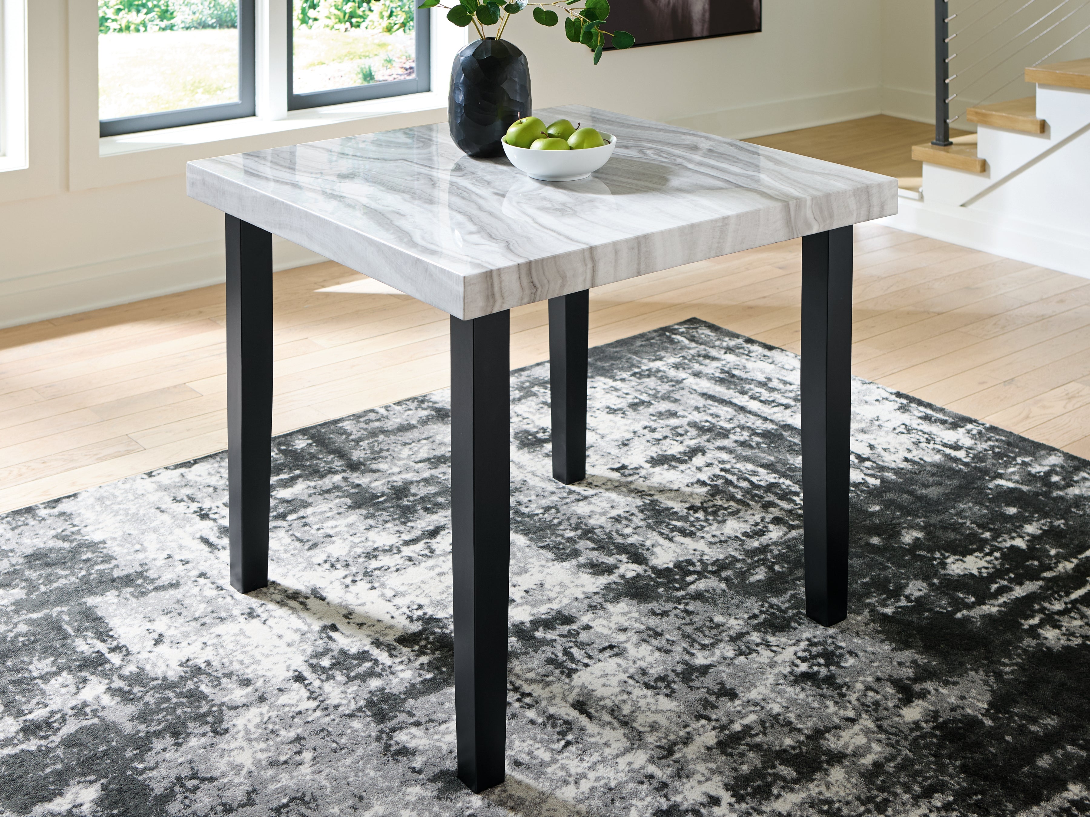Hoover Furniture Outlet - Ashley Furniture - Mervannie Counter Height Dining Table - Square DRM Counter Table - PCD571-13