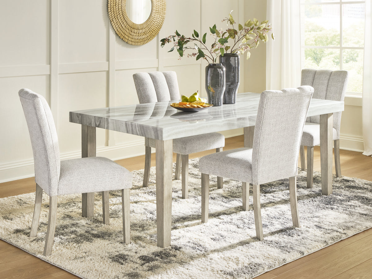 Hoover Furniture Outlet - Ashley Furniture - Larawyn Dining Table and 4 Chairs - Dining Table and 4 Chairs - PCD575D1