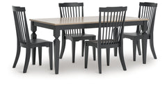 Brenkerton Dining Table and 4 Chairs