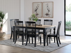 Hoover Furniture Outlet - Ashley Furniture - Brenkerton Dining Table and 6 Chairs - Dining Table and 6 Chairs - PCD591D2