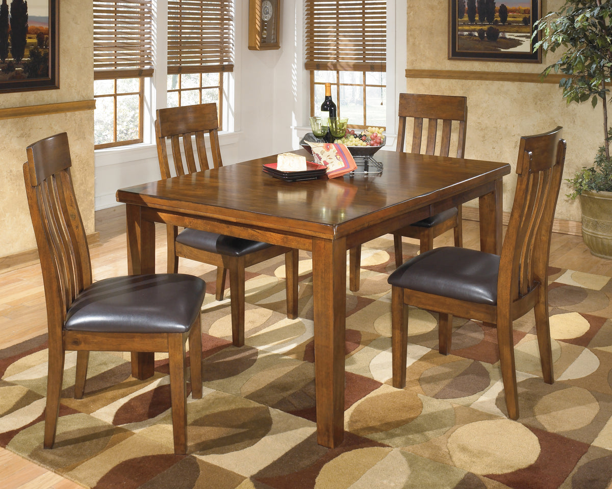 Hoover Furniture Outlet - Ashley Furniture - Ralene Dining Table with 4 Chairs - Dining Table with 4 Chairs - D594D6