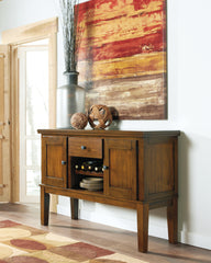 Hoover Furniture Outlet - Ashley Furniture - Ralene Dining Server - Dining Room Server / Medium Brown - D594-60