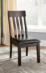 Hoover Furniture Outlet - Ashley Furniture - Haddigan Dining Chair (Set of 2) - Dining Chair (Set of 2) / Dark Brown - D596-01X2