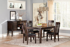 Hoover Furniture Outlet - Ashley Furniture - Haddigan Dining Extension Table - RECT Dining Room EXT Table / Dark Brown - D596-35