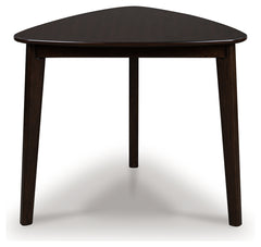 Hoover Furniture Outlet - Ashley Furniture - Mallenette Dining Table - Triangle Dining Room Table / Merlot - PCD607-16