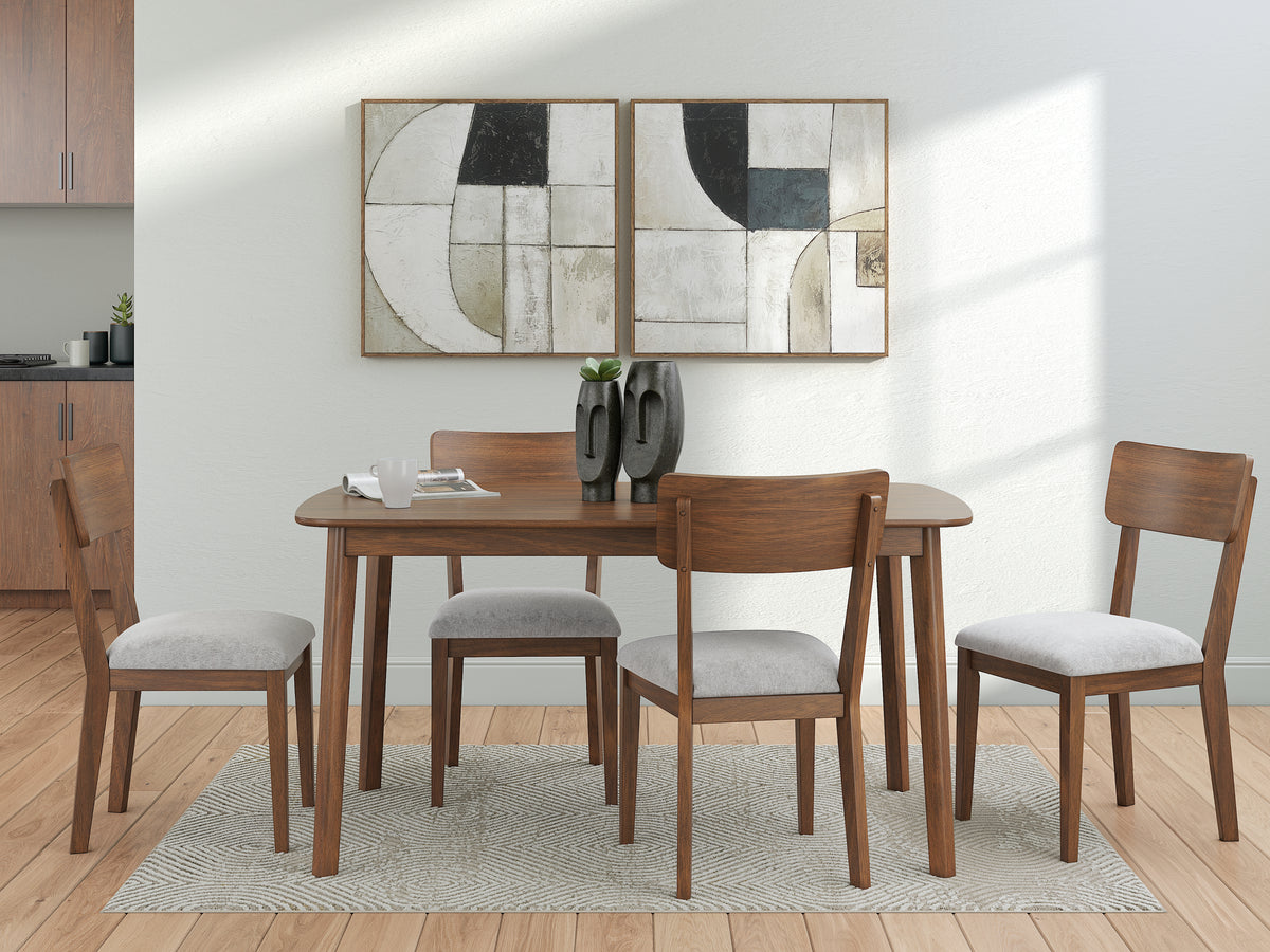 Hoover Furniture Outlet - Ashley Furniture - Tameride Dining Table and 4 Chairs (Set of 5) - Dining Room Table Set (5/CN) - PCD609-225