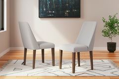 Hoover Furniture Outlet - Ashley Furniture - Lyncott Dining Chair (Set of 2) - Dining Chair (Set of 2) / Gray/Brown - D615-01X2
