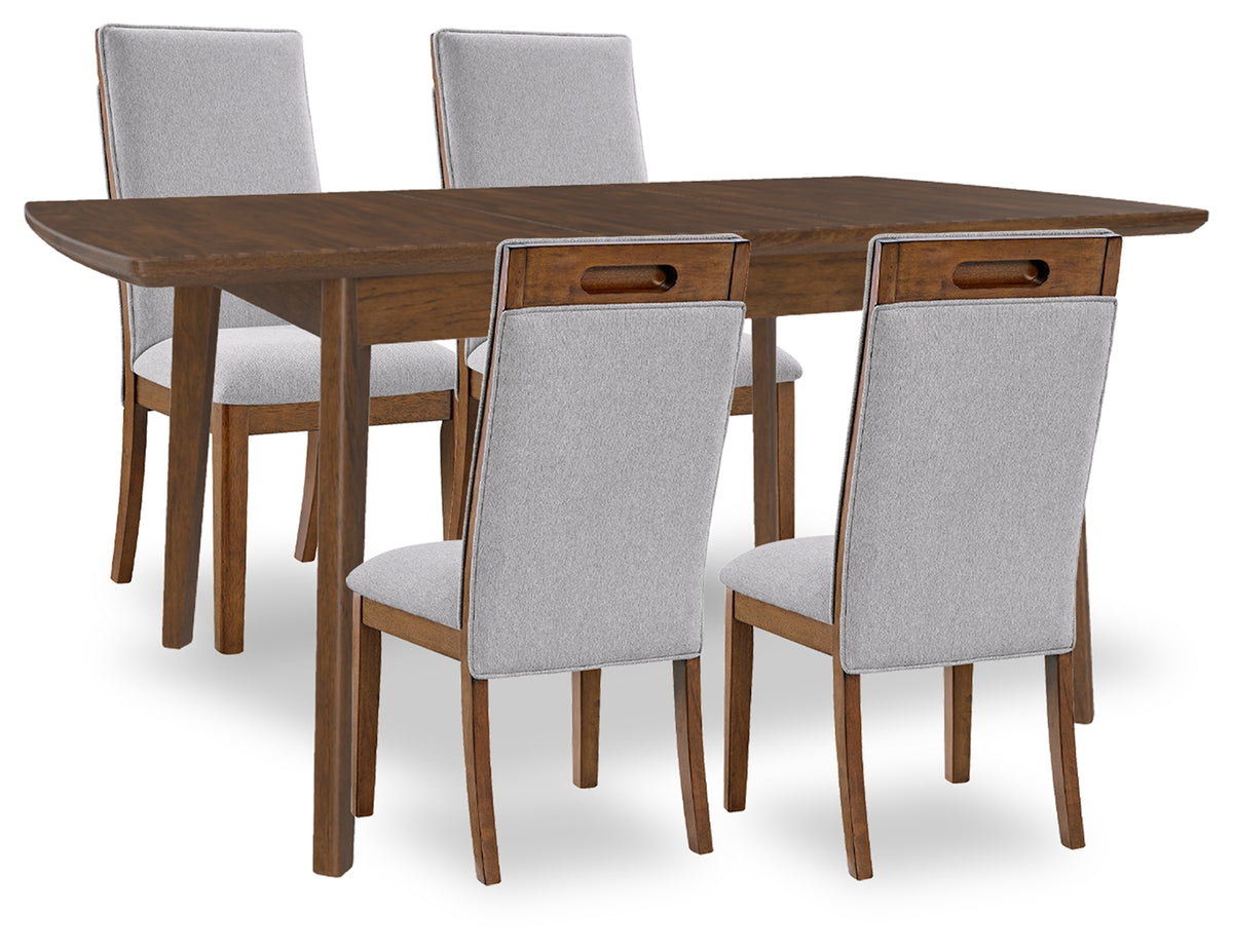 Hoover Furniture Outlet - Ashley Furniture - Lyncott Extension Dining Table and 4 Chairs - Extension Dining Table and 4 Chairs - D615D19