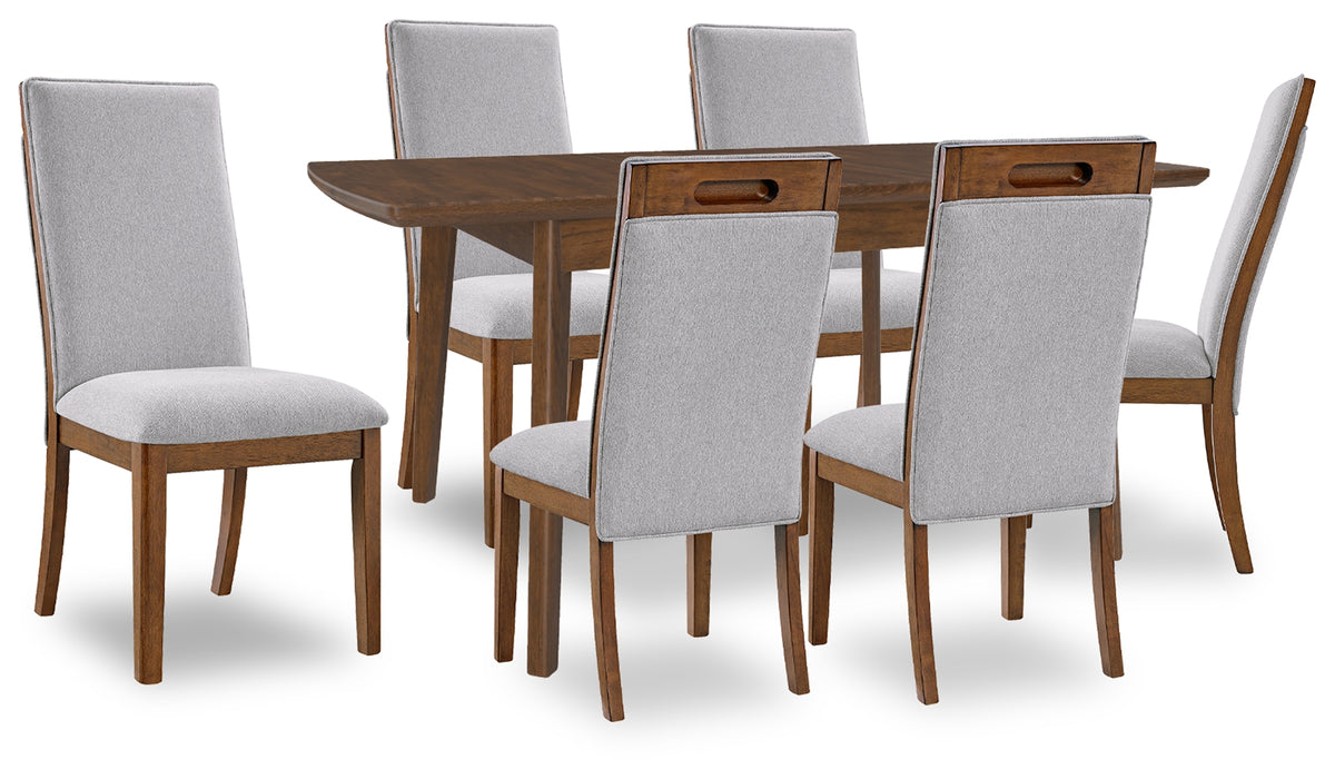 Hoover Furniture Outlet - Ashley Furniture - Lyncott Extension Dining Table and 6 Chairs - Extension Dining Table and 6 Chairs - D615D20