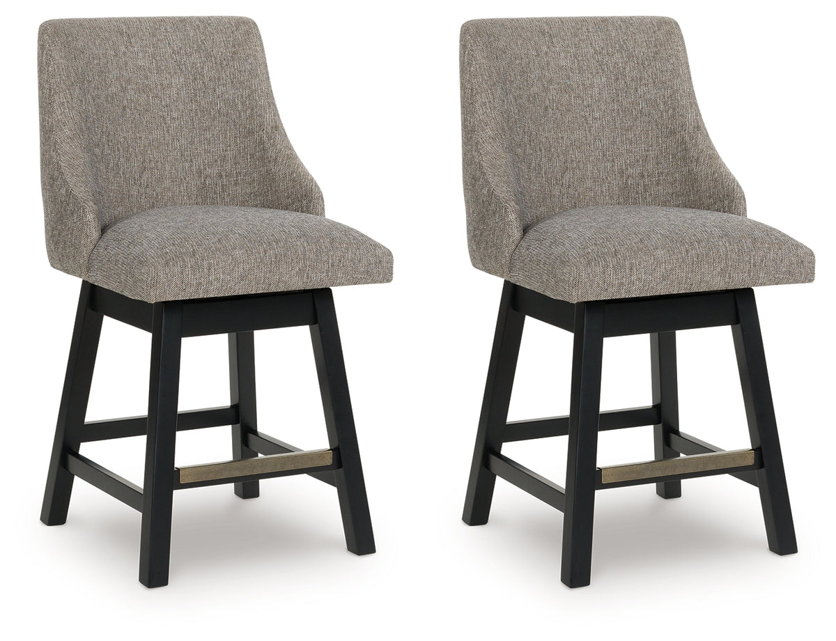 Hoover Furniture Outlet - Ashley Furniture - Neymorton Counter Height Barstool (Set of 2) - Counter Height Barstool (Set of 2) - D618-224X2