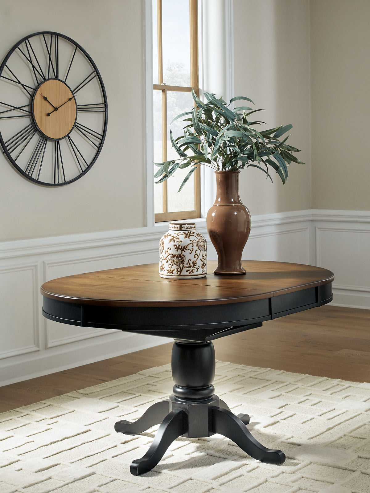 Hoover Furniture Outlet - Ashley Furniture - Clorazi Dining Butterfly Extension Table - Oval DRM Butterfly EXT Table - PCD619-48