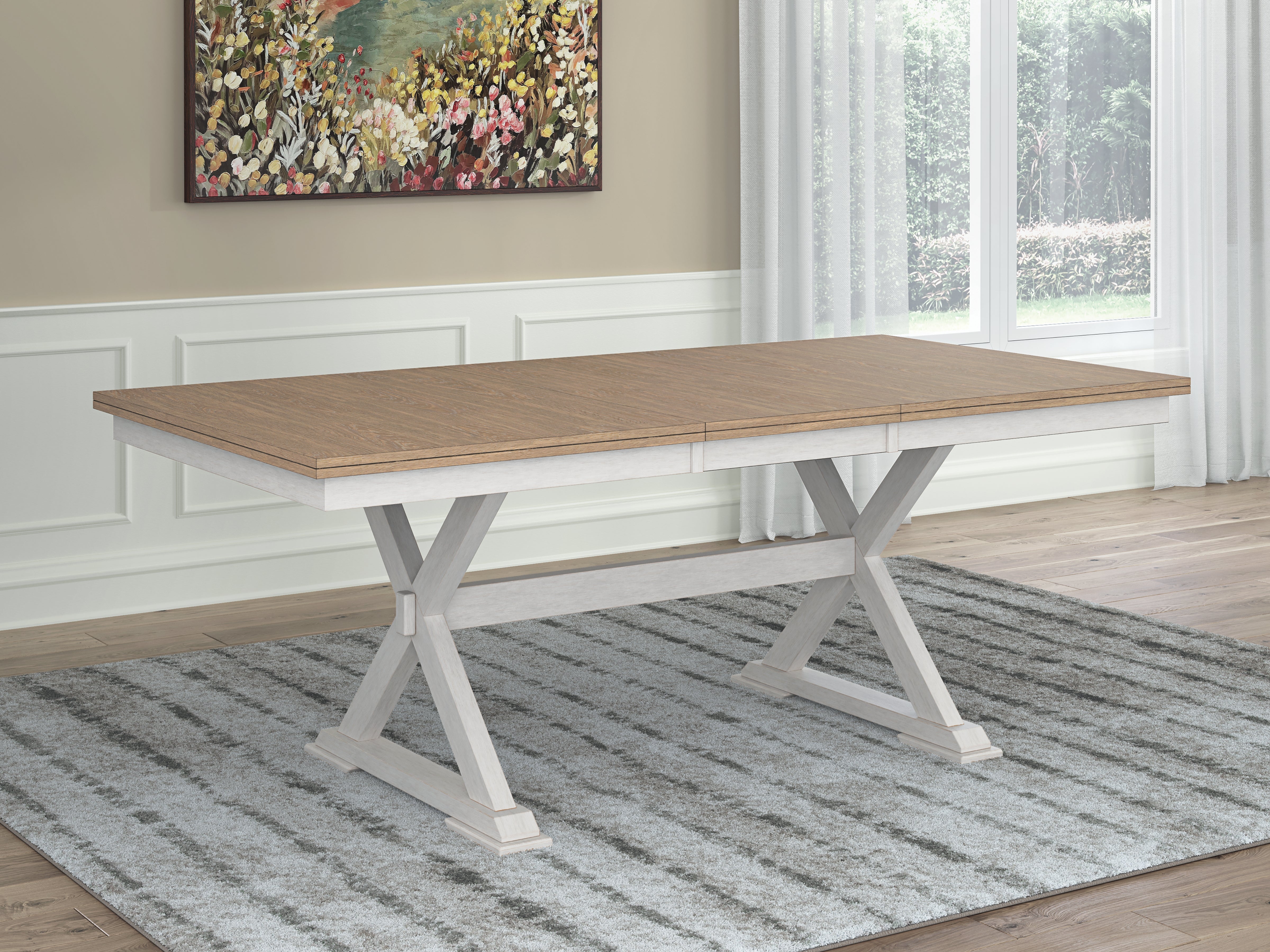 Hoover Furniture Outlet - Ashley Furniture - Purlaney Dining Butterfly Extension Table - RECT DRM Butterfly EXT Table - PCD627-35