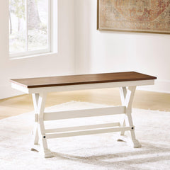 Hoover Furniture Outlet - Ashley Furniture - Brinfern 48" Counter Height Bench - Large Counter DRM Bench - PCD628-09