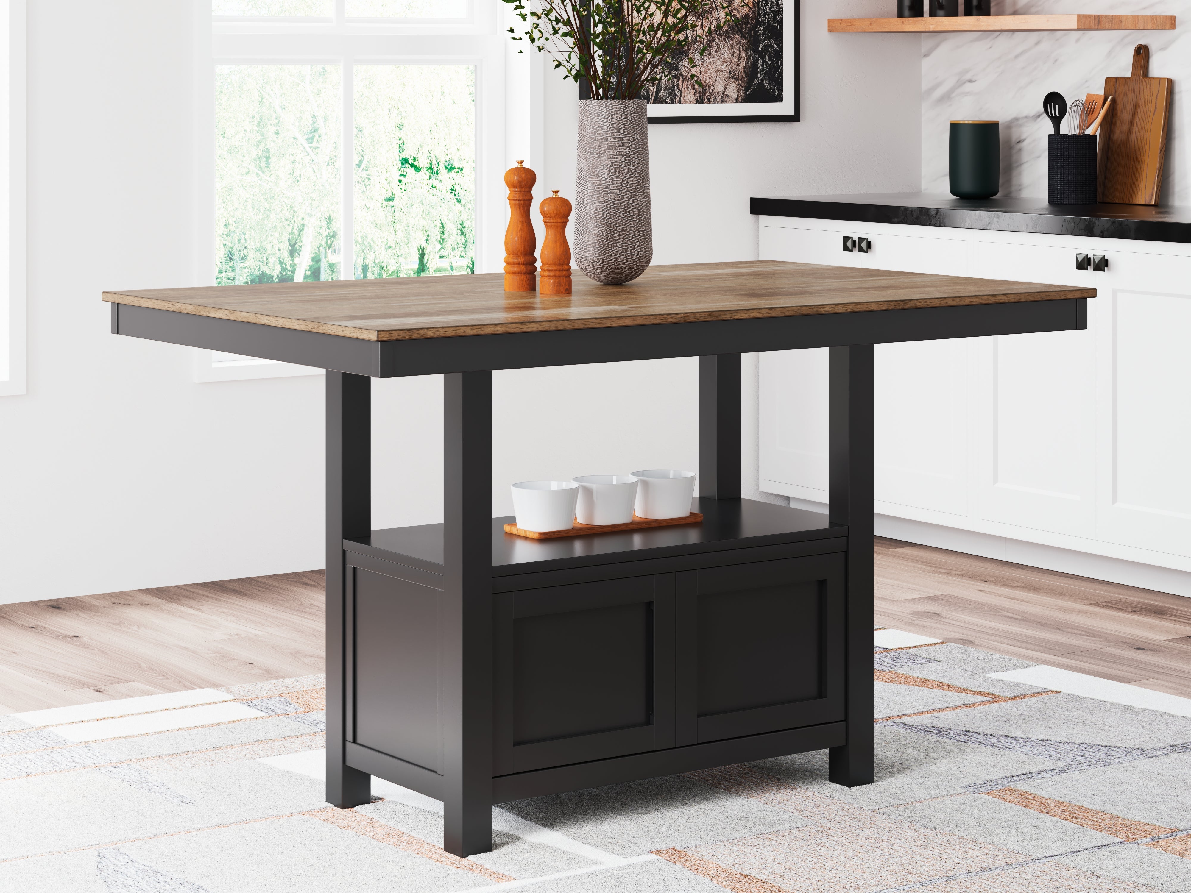 Wildenauer Counter Height Dining Table and 6 Barstools