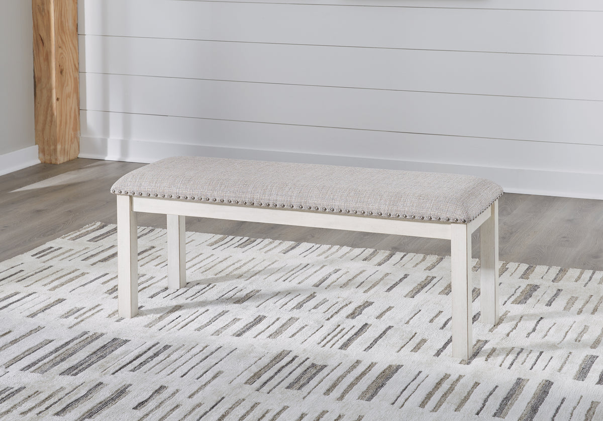 Hoover Furniture Outlet - Ashley Furniture - Robbinsdale 48" Dining Bench - Large UPH Dining Room Bench - D642-00